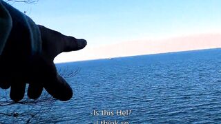 Chihuahua VLOG A walk around Gdynia Orłowo. Abandoned buildings and sex inside outdoors