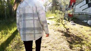 Chihuahua VLOG A walk around Gdynia Orłowo. Abandoned buildings and sex inside outdoors