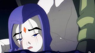 Raven x Beast Boy sex play