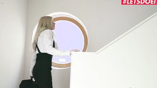 LETSDOEIT - #Lara De Santis #Kristof Cale - Big Tit Romanian Professor Takes Penis From Her Schoolgirl