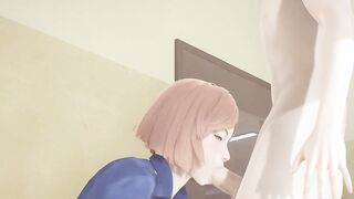 Jujutsu Kaisen Cartoon - Nobara Kugisaki head and banged - Japanese chinese Manga Cartoon Game Porn