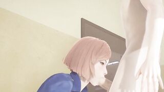 Jujutsu Kaisen Cartoon - Nobara Kugisaki head and banged - Japanese chinese Manga Cartoon Game Porn