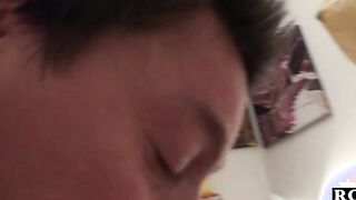 The super sexy Roman loves to suck young rough dicks