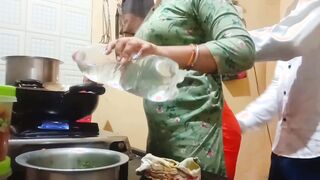 desi Beauty ex-wife get fuck while cooking