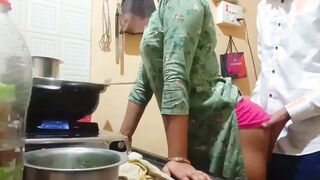 desi Beauty ex-wife get fuck while cooking