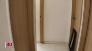 My hubby's friend comes home, and ends up fucking my vagina
