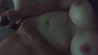 Emily Fire Spreading Wide For a Thick bbc Toy!