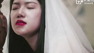 Eighteen years older chinese Amateur riding me like a hoe after the club
