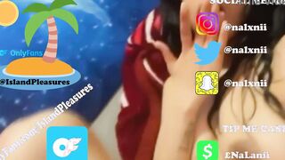 Caribbean Skinny Barely Legal Having Fun With voluptuous Cunt @nalxnii - Instagram