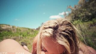 FITKITTY GETS FUCK ON THE BEACH