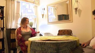 stepmom is leaving her hubby and lets stepson have sex with her