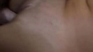 Exotic dark haired with huge melons swallows rough dick then sits on it for cumload