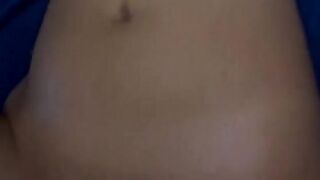 Exotic dark haired with huge melons swallows rough dick then sits on it for cumload