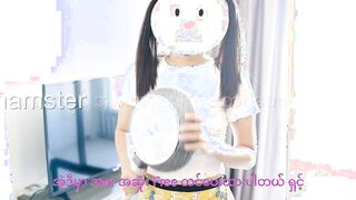 Burmese chick Love to Cook and Plowed while inside Kitchen