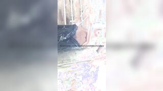 Indian aunty public bathing sinhala kella