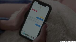 VIXEN Amber finds stranger to distract her when bf is away
