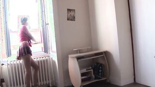 Homemade Anal Lessons For This Dark Hair Teens # two