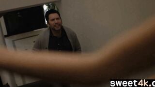 Daughter caught sneaking out clothed like a thot