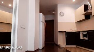 Big Boobed Hottie Ivanna Lace masturbates and squirts