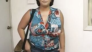 Big Titted thot titty fucks and give hung stud a amazing blow job