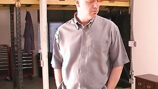 Huge penis man loves to nailed crazy sexy blonde skank's bald snatch after toy play