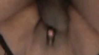 African Boule de suif Mi$$ $uckable with red hair liking when 2 lusty dudes polish all