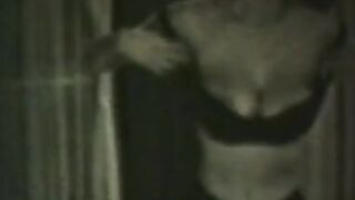 Dark Haired with big pair of knockers lets you see her cahnge Cutie underwear and lie inside
