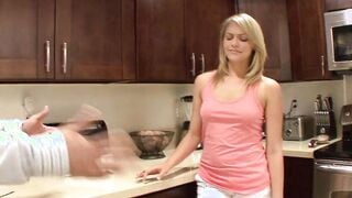 Fiance Daughter Fucks Her Stepfather And Drives Him Kinky Until He Comes