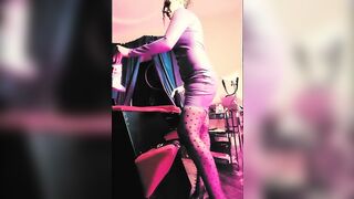 Pvc Female Domination Bdsm Dom Eva FETISH Mom Kink High Heels Glasses Professor Gf