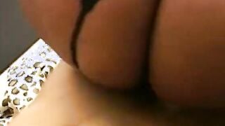 Curvaceous black floozie with long knockers is always ready to rides rough schloeng