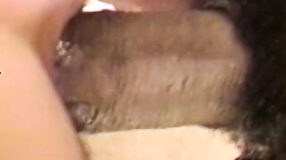 Inked dark haired bombshell Angela D'angelo got pounded with realy huge african rod of Mr Teenagers on