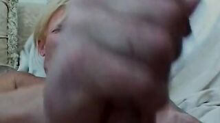 Nasty guy is fond of flogging the donkey while experienced blonde mistresses take him brown town