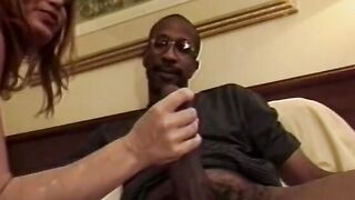 Playful white sluts Barrett Moore is happy to meet long ebony dong of Mr. 19 yo Inch