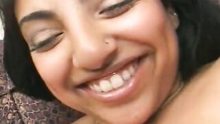 Lubricious pampean cant squander an opportunity to dip his mutant dong into adorable Punjab floozie Monikka's