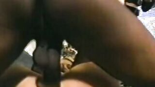 Ebony bro drills turned on teens on a couch