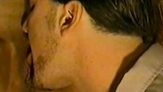 Adorable dark haired 19 year old likes to feel taste of amazing cigar before puttting some slobber on the