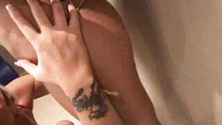 Smoking Beauty Robyn having some sexsual fun with Teegan inside the shower