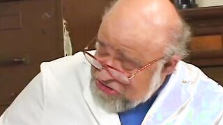 Freaky professor penetrates juicy oriental beaty into the library