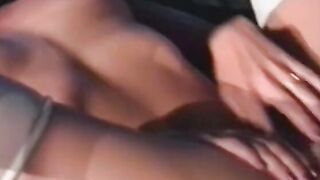 Slutty poledancer Bombshell gets her cunt eaten and pounded on stage by a african bro