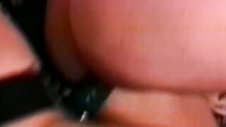 Beautiful gusset nuzzler proposed her friend to take new strap-on at its worth