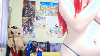 Big Tit youtuber streamer got nude to gain followers inside live performance
