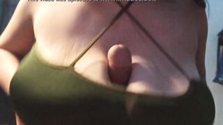Russian Hand Job with Long Titted Foreigner