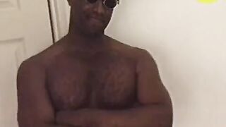 Young women with the unshaved cunt plays with a enormous vibrator and gets caught by her