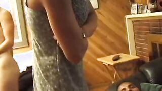 Latin bi dude is happy when lovers of white chicks play with their nasty dominant games
