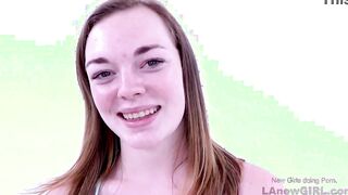 babe Teens is unable to resist a rough dick at audition