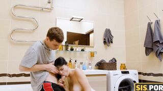 SISPORN. Playful beauty wants to be pounded by stepbrother who needs sex