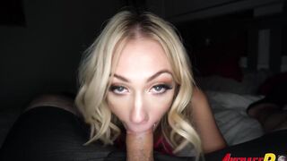Hottie Blonde Canadian Slim 18 Yo Sky Pierce Offer pov Fellatio