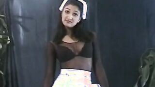 Desi nurse plays with her friend and then a guy joins