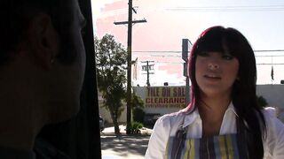 German friend vacations inside America and paid $$$ to a Cutie young woman who was walking