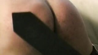 Dark Hair cunt with mouth red rubber outfit strokes her muff before fucking stud into his shitter with different